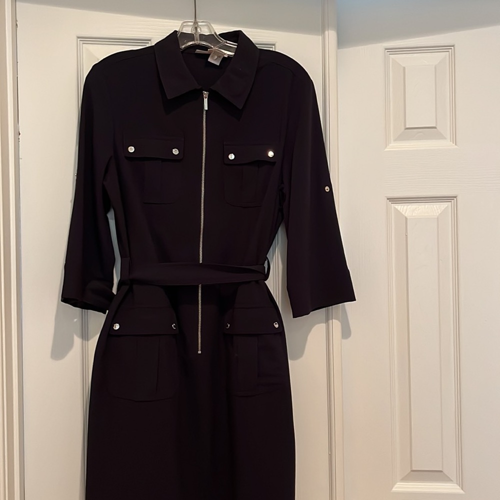 Michael Kors belted shirt dress